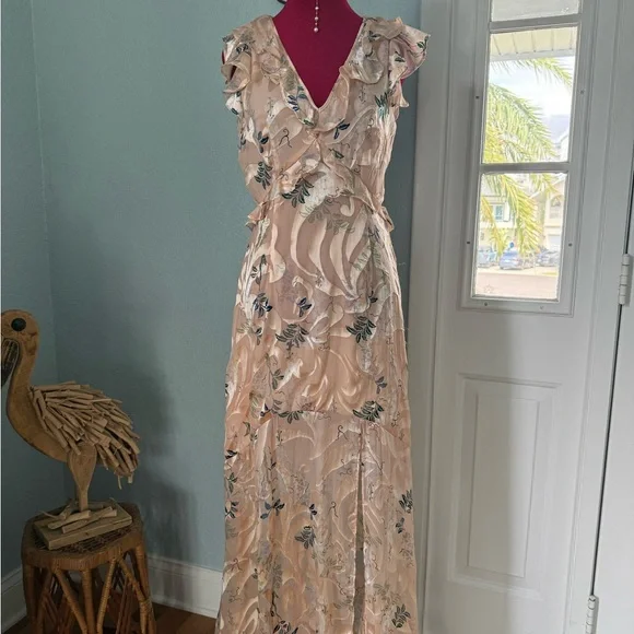 gold prom dress modest 2019 Gold Leather Dress – Nordic Poetry main image 1